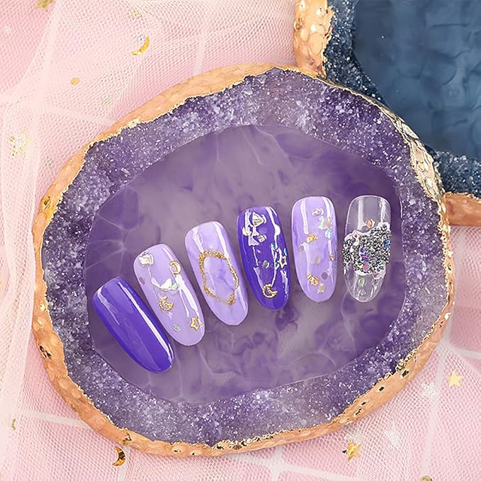 Resin Nail Art Palette Cosmetic Mixing Palette Nail