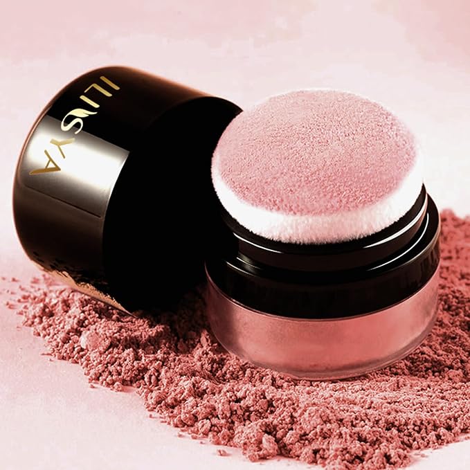 Face Blush Powder Makeup Soft Mushroom Blush for Berry)-2 Boxes
