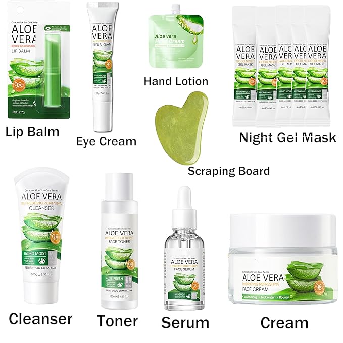 Skin Care Gift Set, 13Pcs Skin