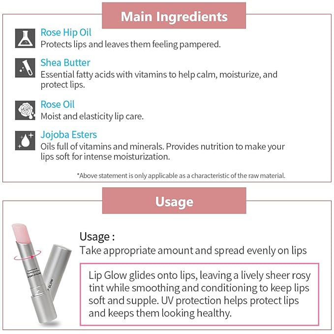 Atomy Lip Glow 3.3g x 2 Color