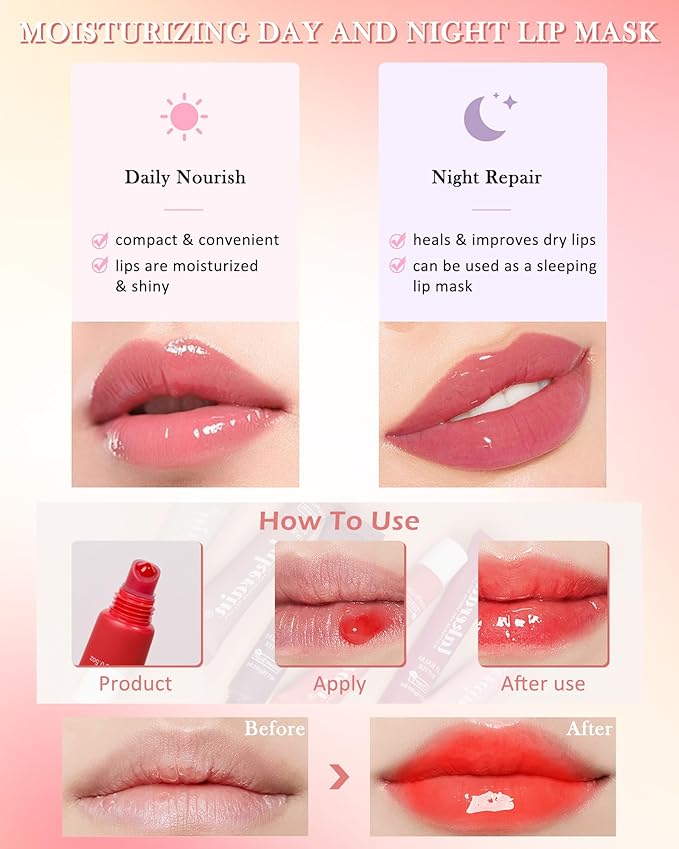 Lip Butter Balm Pink Sugar,Hydrating Tinted Butter Lip