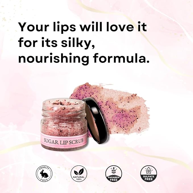 Sugar & Dried Rose Petals Lip