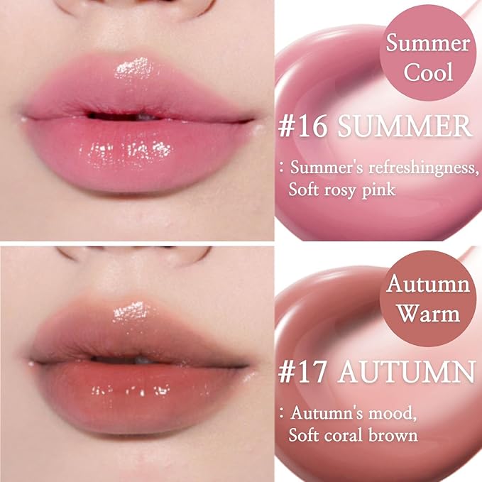 BBIA Glow Lip Tint – Lip Plumping, Volumizing Glossy & Glowy Lip Stain Naturally Moisturizing Comfortable Texture Lightweight Long-Lasting Vivid Color Non-Sticky Non-Dry Korean (15 SPRING, Pack of 1)