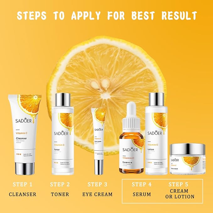 Vitamin C Daily Skin Care Set Moisturizing