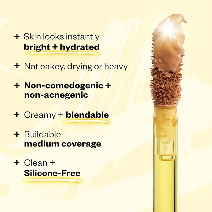 Kosas Revealer Concealer - Medium Coverage Makeup with 04 N)