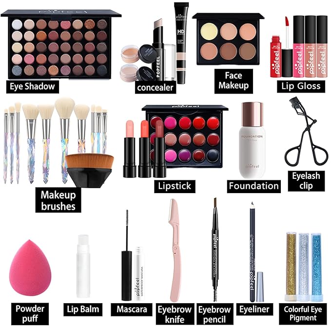 All-in-one Holiday Make up Gift Set | Makeup