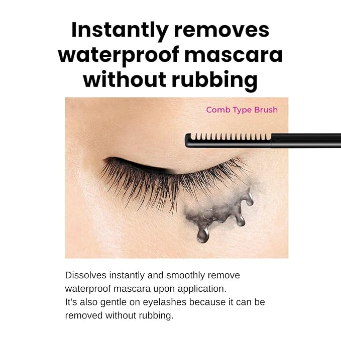 HEROINE MAKE by KISSME Mascara Duo Set | 2 Full-Size - Long & Curl Up Waterproof Mascara Black, Lengthening & Volume Fiber Tubing Mascara + Gentle Eye Makeup Remover for Waterproof Mascara