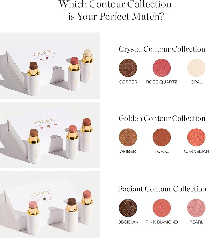 Ogee Sculpted Face Stick (PEARL - PEARLESCENT PEONY Highlighter Stick