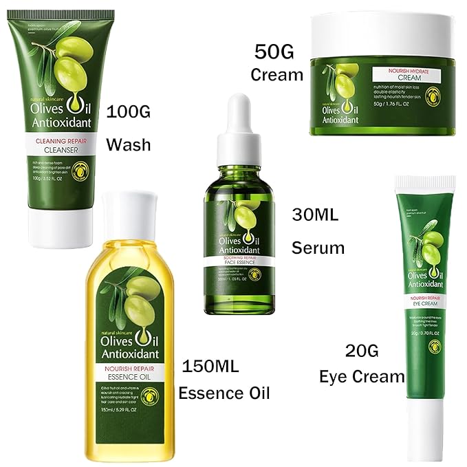 Olive Oil for Skin, 5Pcs Olive