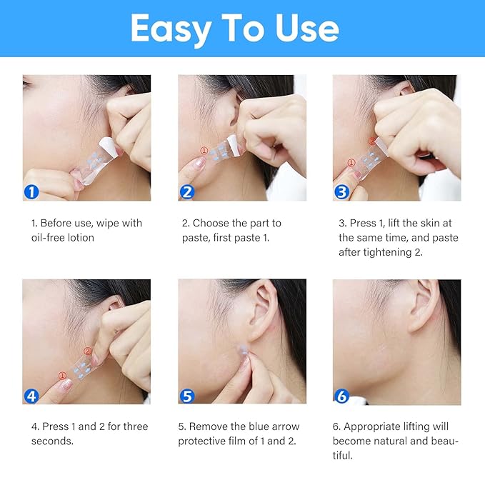 Senhorita Face Lift Tape, 120Pcs Instant Lifting