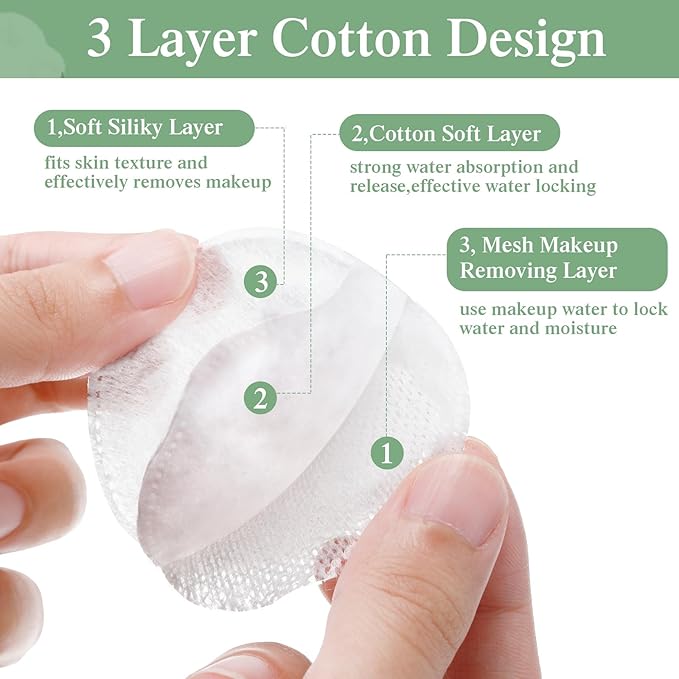 Maxcheck 3000 pcs cotton rounds