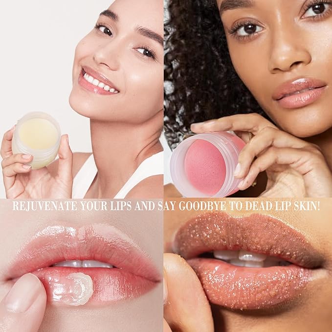 Lip Mask & Lip Scrubber Exfoliator Flavor)