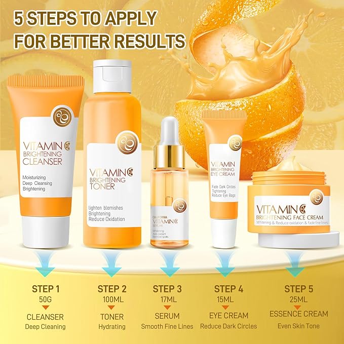 Skin Care Set, Vitamin C Skin