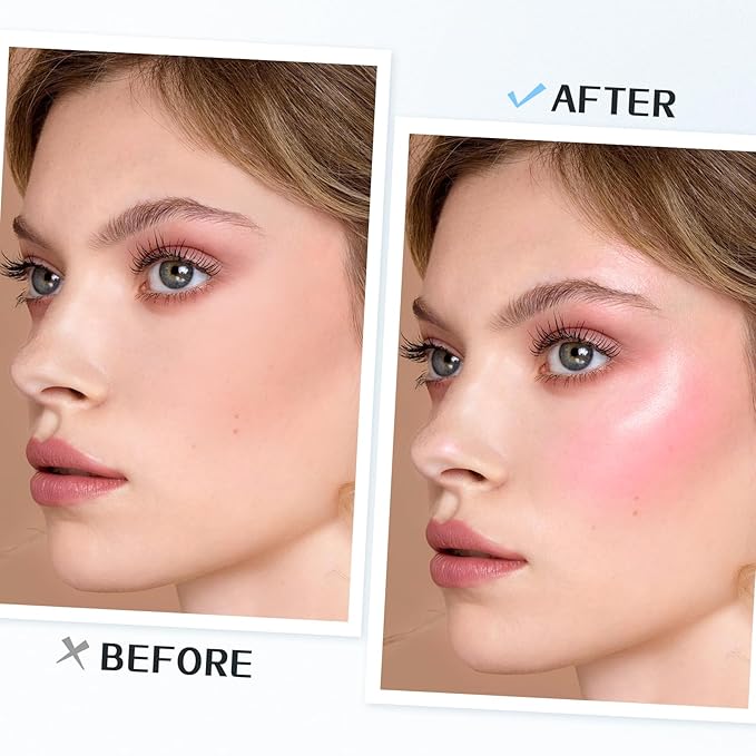 Boobeen Highlighter Makeup Stick, Cream Highlighter & Blush Dewy Finish