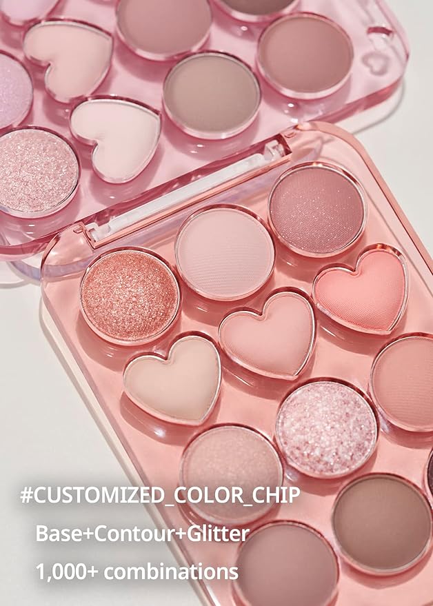 COLORGRAM Pin Point Eyeshadow Palette 01 Peach+Coral= |