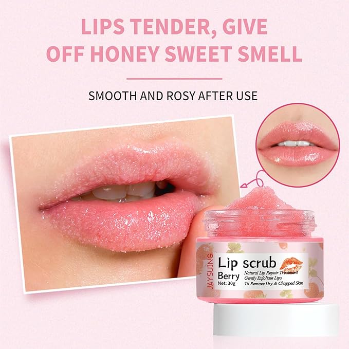 Lip Scrub, Lip Scrubber Exfoliator, Lip