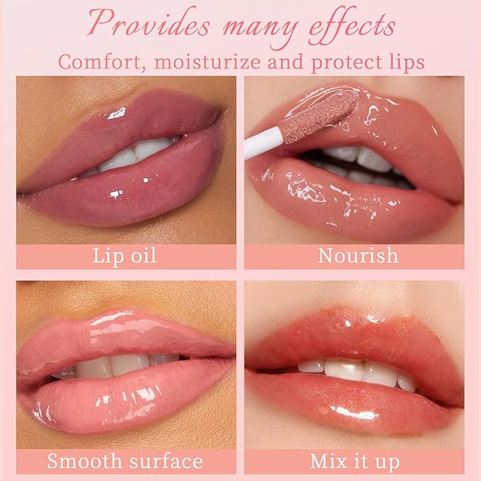 Korean Lip Oil - Fruity Flavor Lip Glow Glow