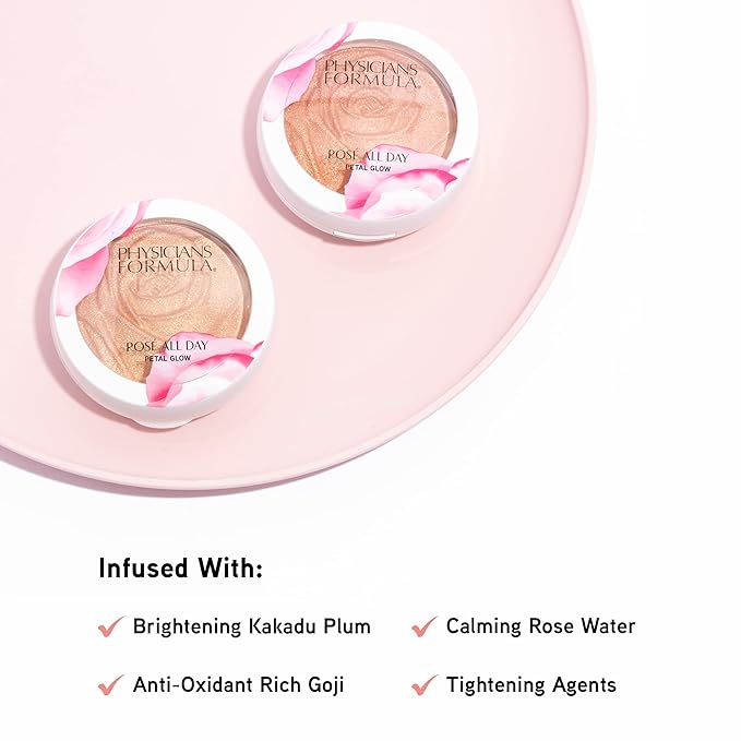 Physicians Formula Rosé All Day Highlighter Blush Face Clinicially Tested