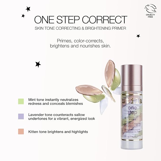 stila One Step, Color Corrector & Brightening Primer Fl. Oz.