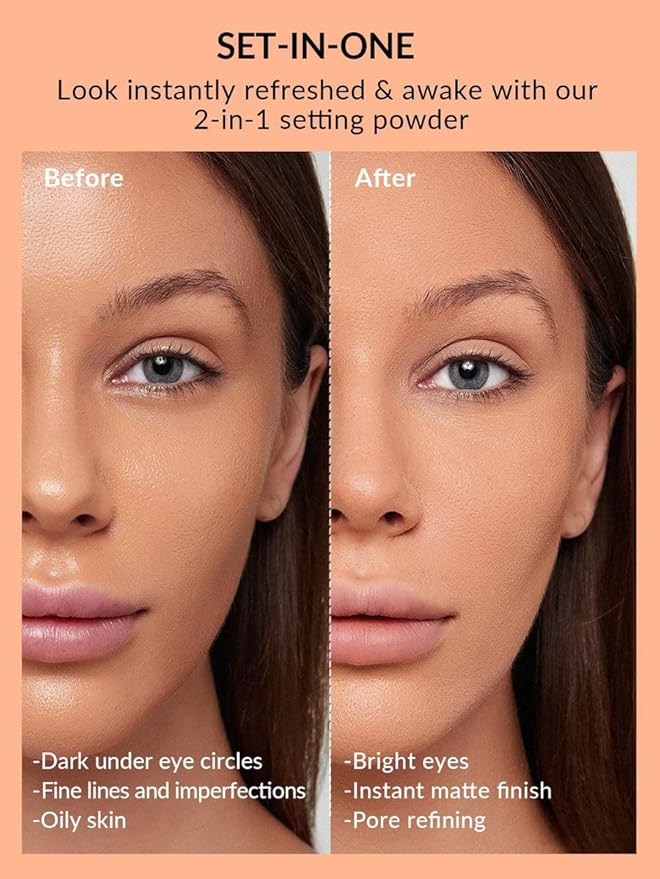 SHEGLAM Insta-Ready Face Powder Loose Under Eye Setting - Bisque