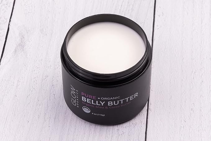 100% Organic Belly Butter, Prevents Stretch