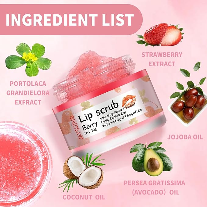 Lip Scrub, Lip Scrubber Exfoliator, Lip
