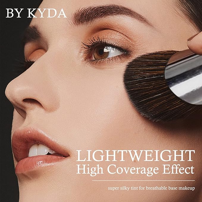 KYDA AirBrush Foundation Spray, Silky Foundation Mist Makeup, Nude Beige