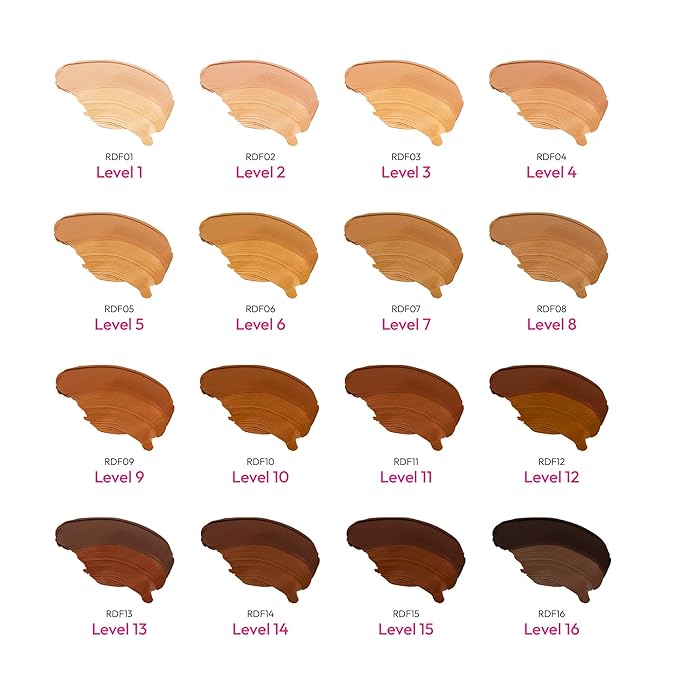 Ruby Kisses 3D Face Creator Cream Foundation & (Level 8)