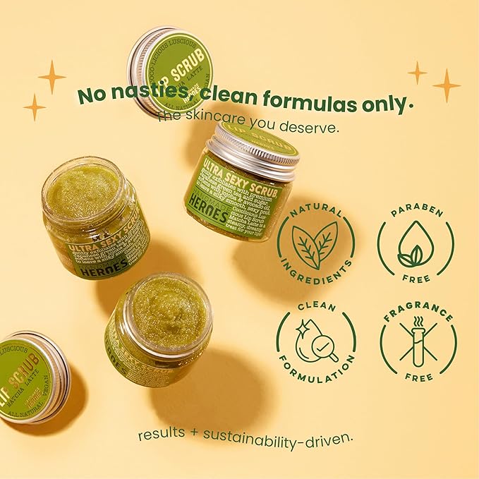 Handmade Heroes Matcha Latte Lip Scrub