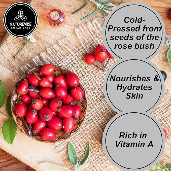 Naturevibe Botanicals Rosehip Oil 32 Ounces
