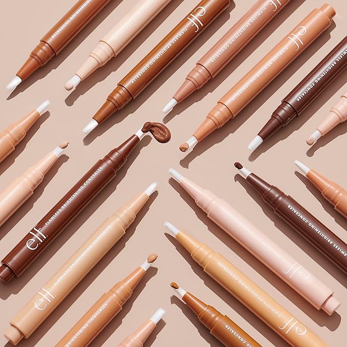 e.l.f. Flawless Brightening Concealer, Illuminating & Highlighting Face Fl Oz