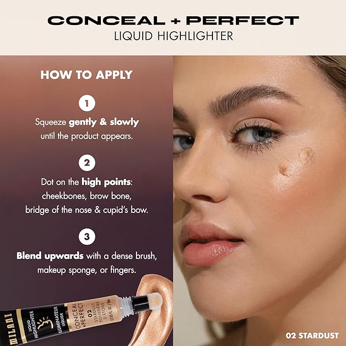 Milani Conceal + Perfect Liquid Highlighter for Added - Lunar