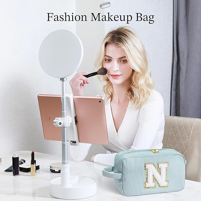 YOOLIFE Makeup Bag - Initial