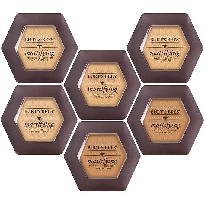 Burt’s Bees 100% Natural Origin Mattifying Powder Foundation, May Vary