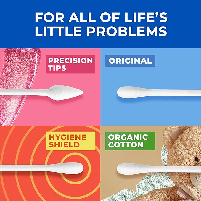 Q-tips swabs travel pack,30 count,