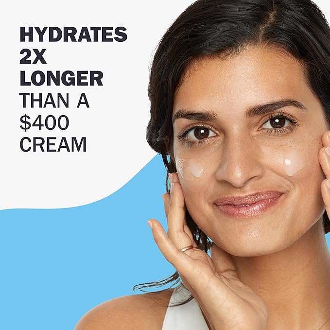 Olay Hyaluronic Acid Face Moisturizer, Instant Hydration for Women, Fragrance-Free - Dry Skin Solution, Glowing, Smoothing, Plumping, Renewing - Niacinamide, Amino Peptides 1.7 Oz