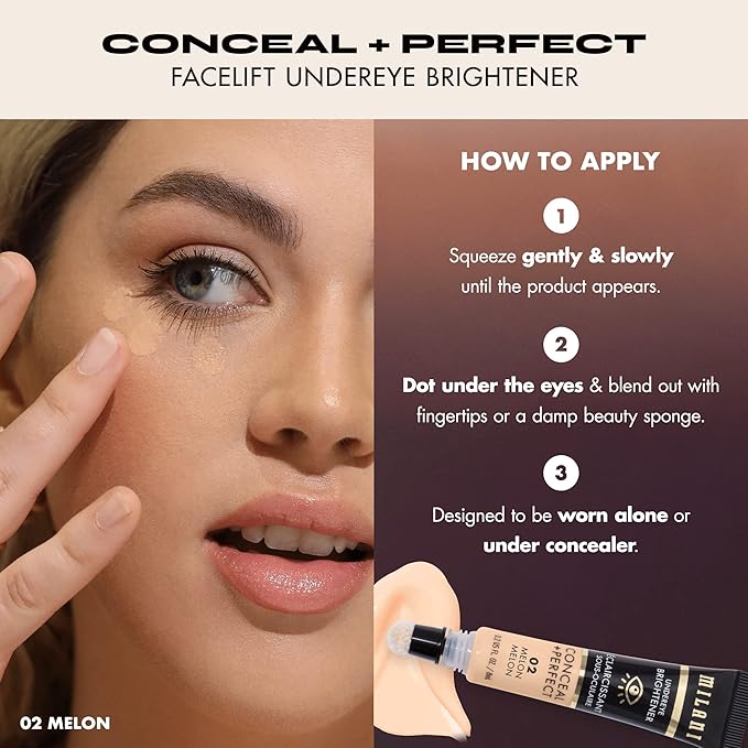 Milani Conceal + Perfect Undereye Brightener for Treating - Pumpkin
