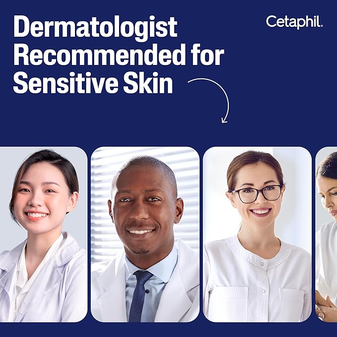 Cetaphil Hydrating Moisturizing Lotion for Normal to Dry, Sensitive Skin, 16 oz + Travel Size Gentle Skin Cleanser 2 oz