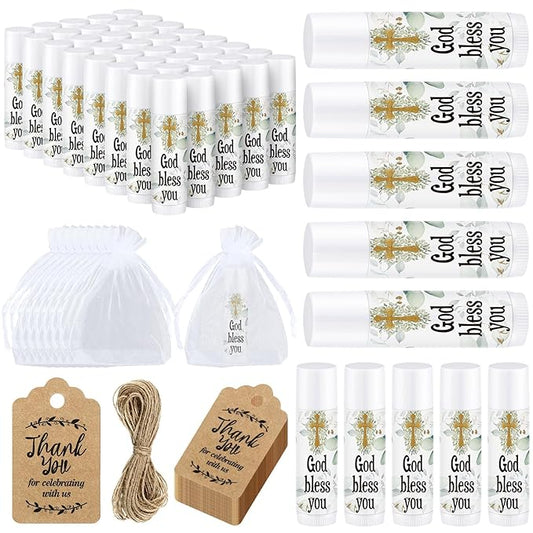 Demissle 50 Pcs Baby Shower Lip Bless