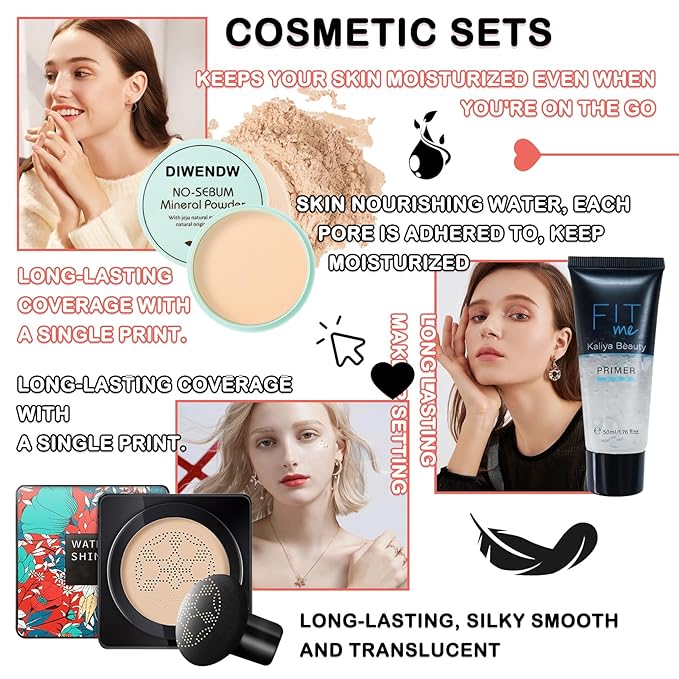 Mushroom Head Air Cushion CC Cream Full Coverage Face