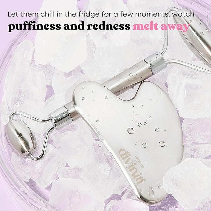 Stainless Steel Face Roller - Premium