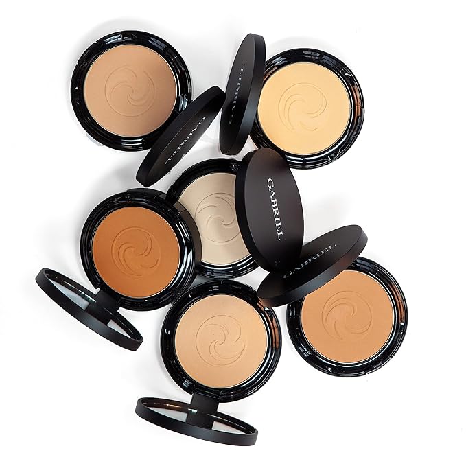 Gabriel Cosmetics - Cruelty-free, Vegan, Gluten-free, Non-GMO Pressed Light Beige, 12g