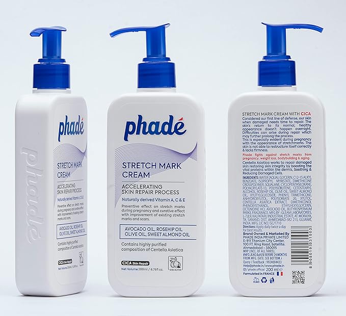 Phade Stretch Mark Cream with CICA 200ml