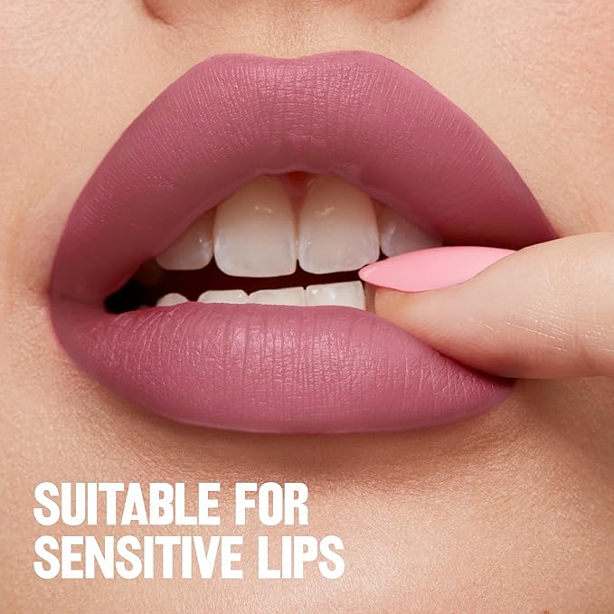 Revlon ColorStay Limitless Matte Liquid Lipstick, Vegan Formula, No-Budge, Longwear Lip Color, Long Lasting, Lightweight/Comfortable, Waterproof, 011 Fire Off, 0.17 fl oz