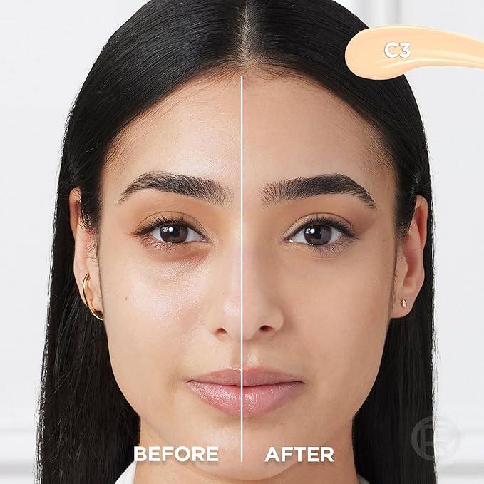 L’Oréal Paris True Match Radiant Serum Concealer, Brightening Caffeine, C3, 0.33 Oz
