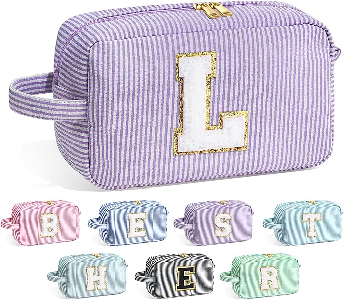YOOLIFE Makeup Bag - Initial
