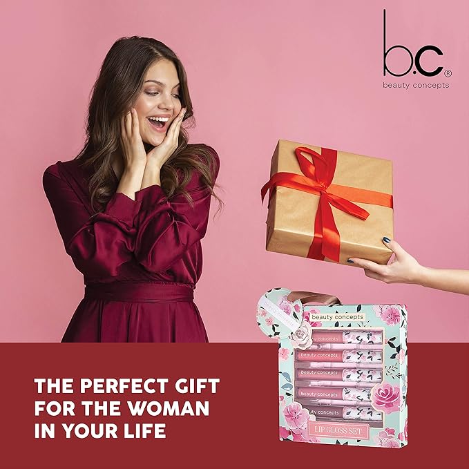 Beauty Concepts Lip Gloss Collection- 5 Piece Lip