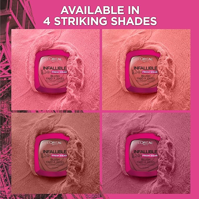L'Oreal Paris Infallible Up to 24H Fresh Wear Rosewood 20, 0.31 Oz
