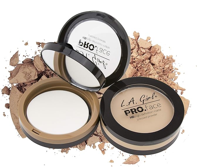 L.A. Girl Pro Face HD Matte Pressed Powder, 3) (GPP609)