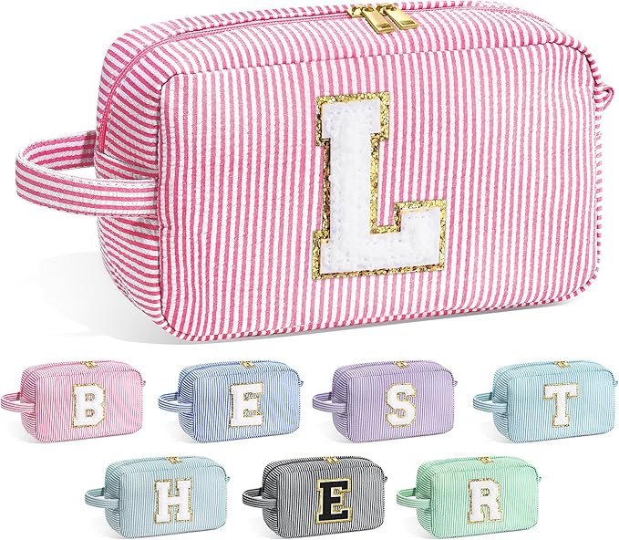 YOOLIFE Initial Makeup Bag for